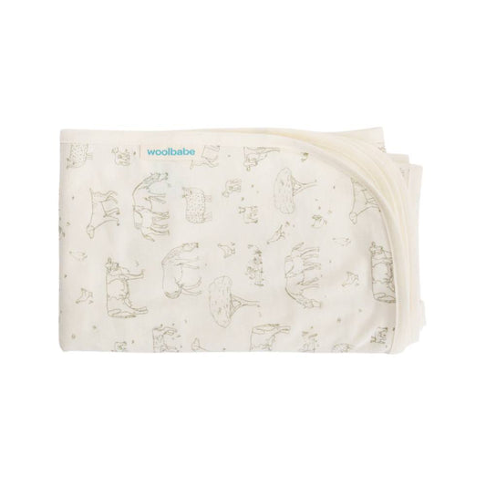 Woolbabe Merino/Organic Cotton Swaddle/Blanket
