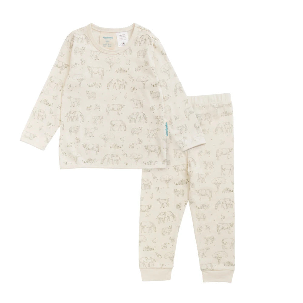 Woolbabe Merino/Organic Cotton Winter Pyjamas