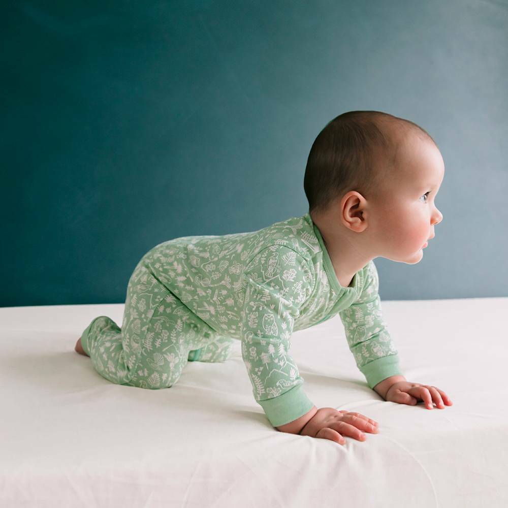 Woolbabe Merino/Organic Cotton Pyjama Suit - Prints