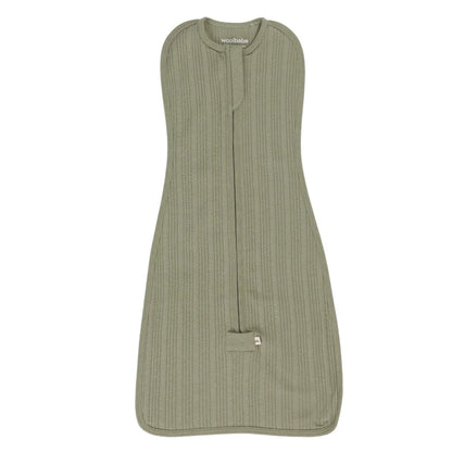 Woolbabe Organic Cotton/Merino Fitted Zip Swaddle
