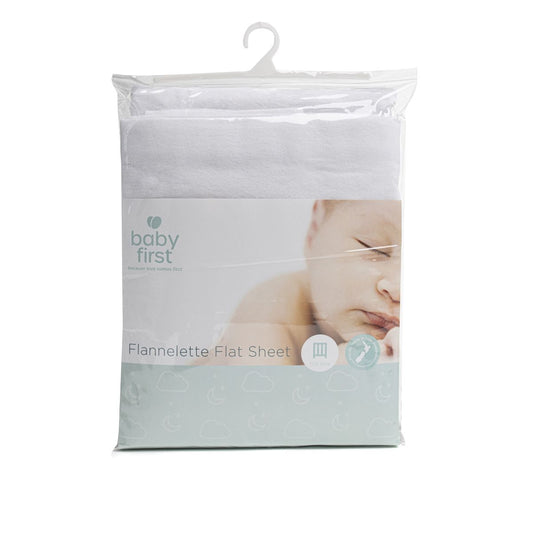 Baby First Flat Flannelette Cot Sheet