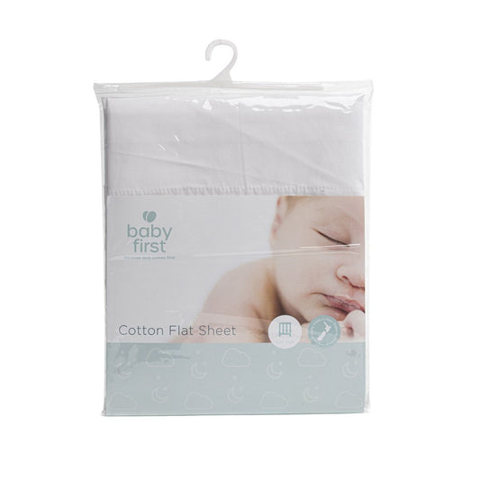 Baby First Cot Flat Cotton Sheet