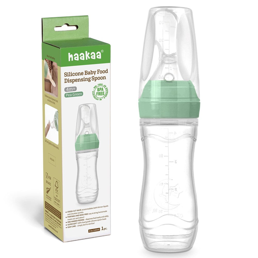 Haakaa Silicone Baby Food Dispensing Spoon (120ml)