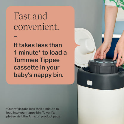 Tommee Tippee 6pk Twist & Click Nappy Bin Refill