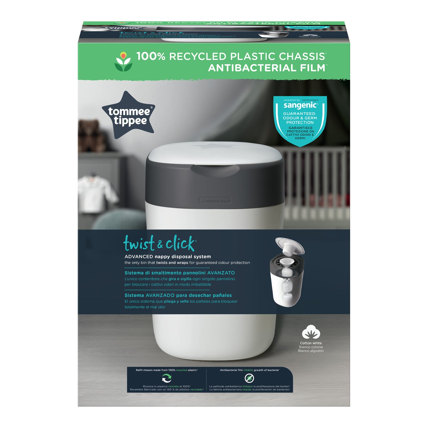 Tommee Tippee Twist & Click Nappy Bin