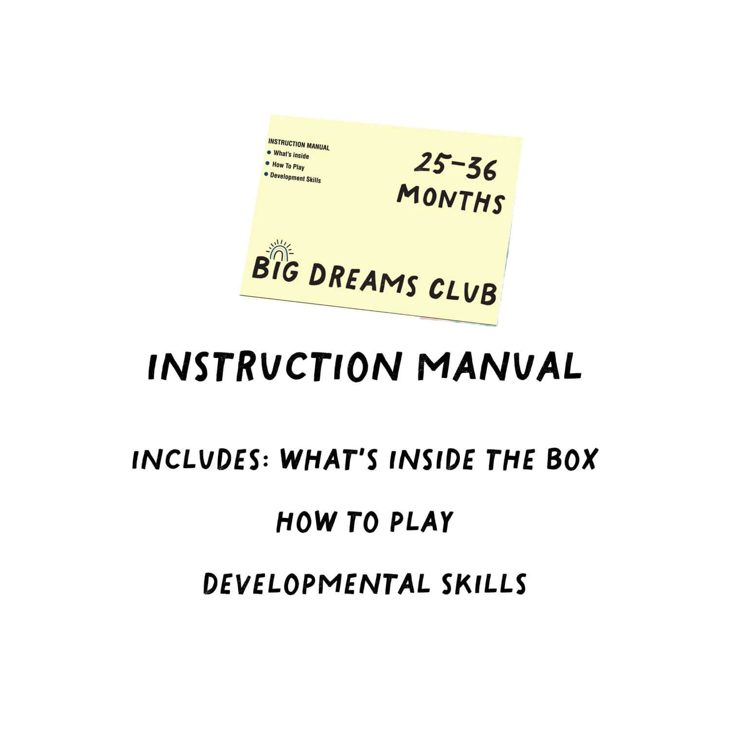 Big Dreams Club - Educational Toy Bundle 25-36m - The Pukeko Bundle