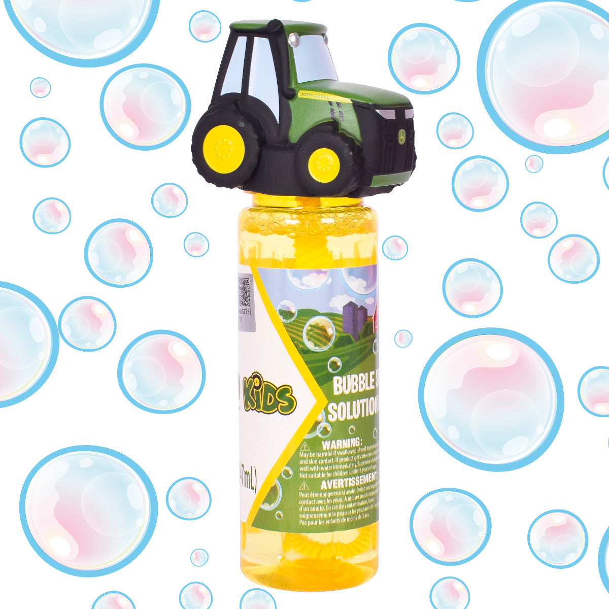 John Deere Bubble Bottle with Tractor Wand