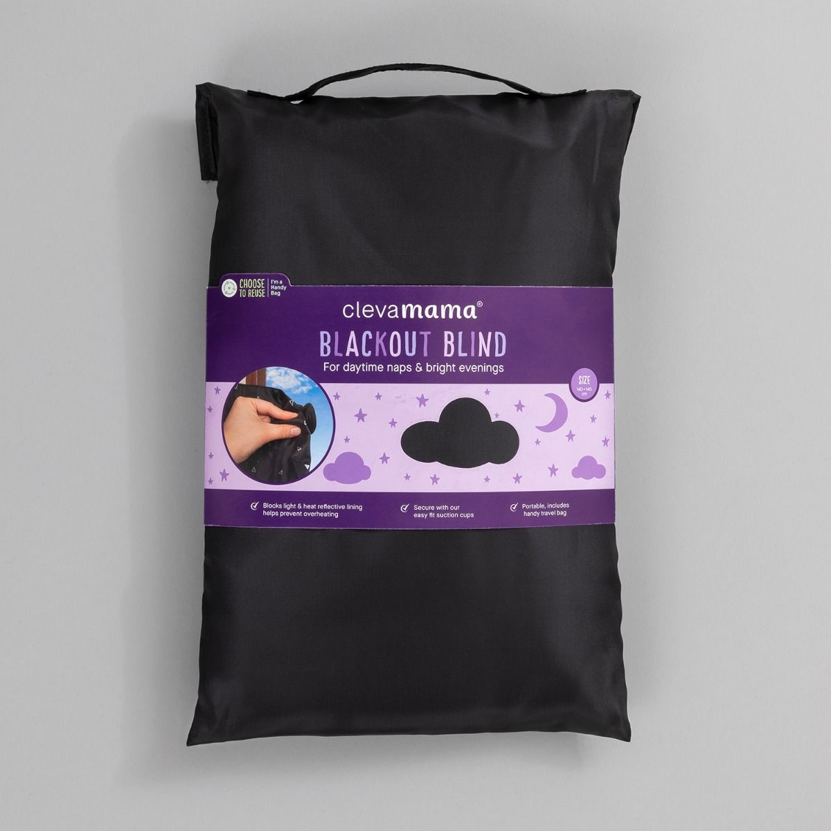 ClevaMama Blackout Blind - 198 x 130cm