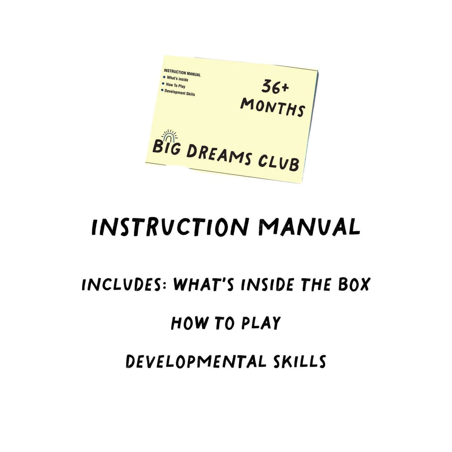 Big Dreams Club - Educational Toy Bundle 36+ Months - The Weka Bundle