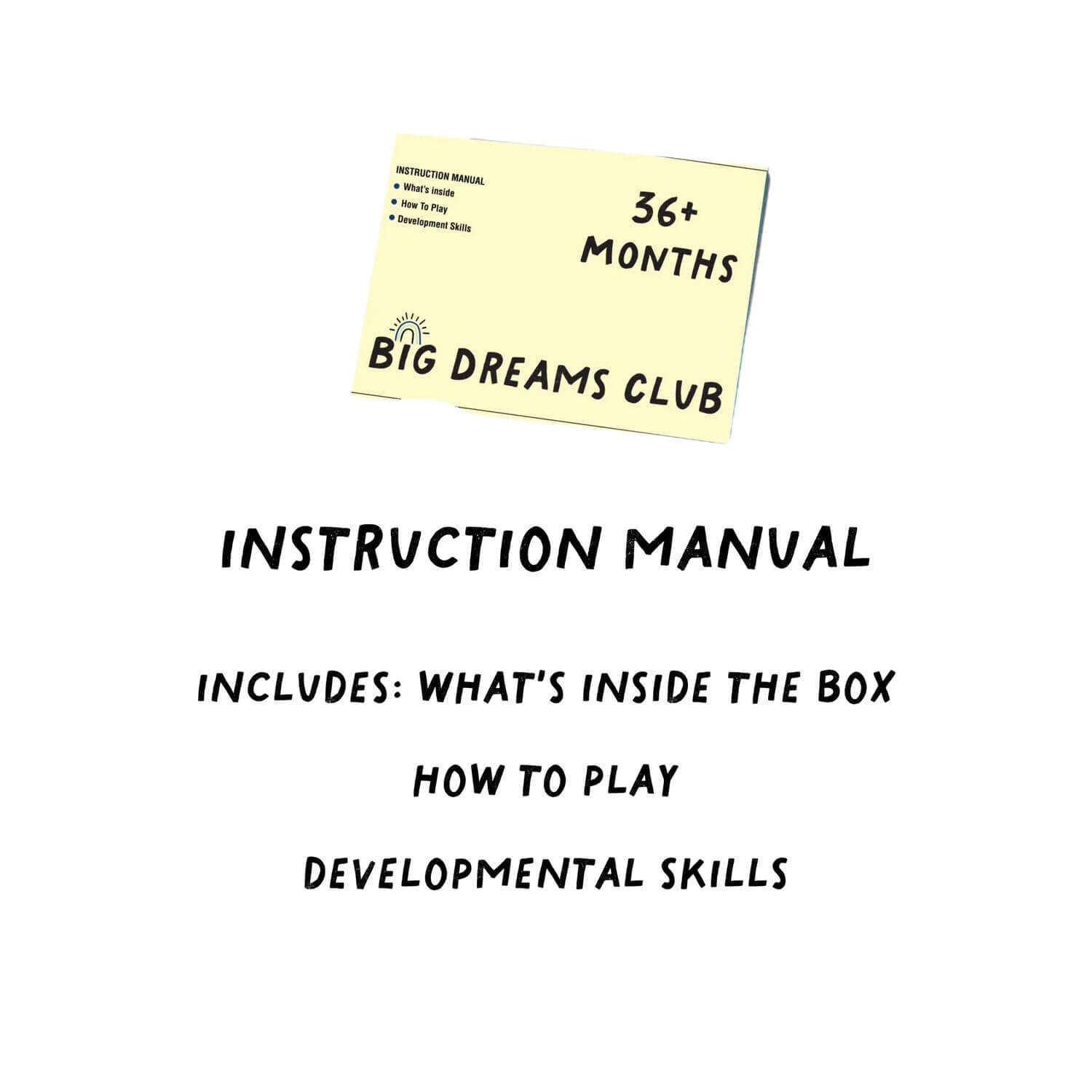 Big Dreams Club - Educational Toy Bundle 36+ Months - The Weka Bundle
