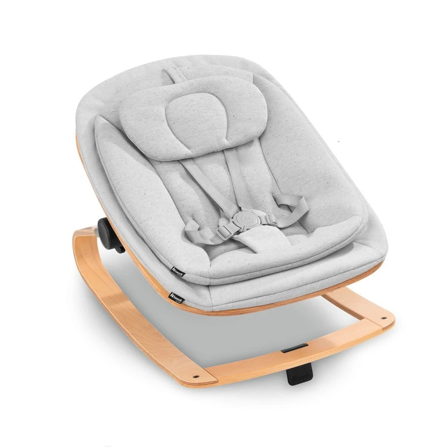 Hauck Highchair 3-in-1 Wooden Bouncer Eco - Light Grey