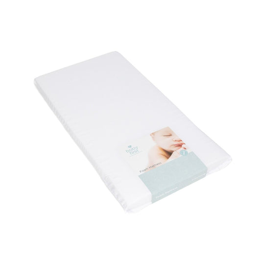 Baby First Foam Bassinet Mattress Square, Large 760 x 400 x 40mm