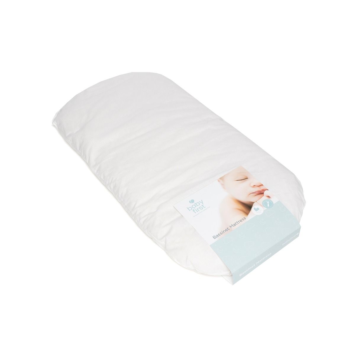 Baby First Round Bonded Wool/Foam Core Bassinet Mattress 800 x 380 x 60mm