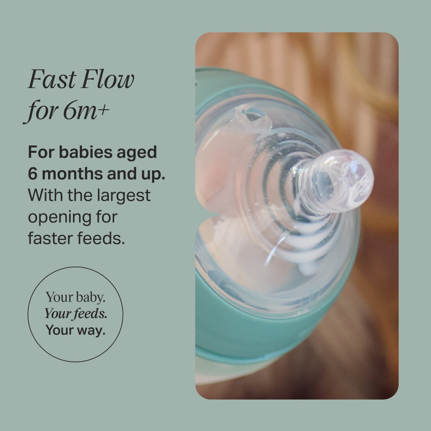 Tommee Tippee Natural Start Fast Flow Teat 2pk