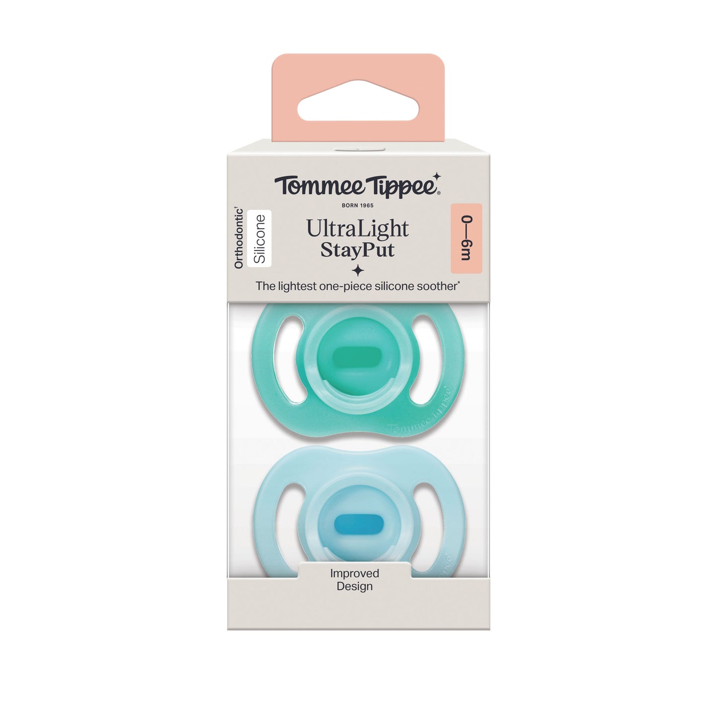 Tommee Tippee Ultralight Soother 2pk - Assorted
