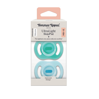 Tommee Tippee Ultralight Soother 2pk - Assorted