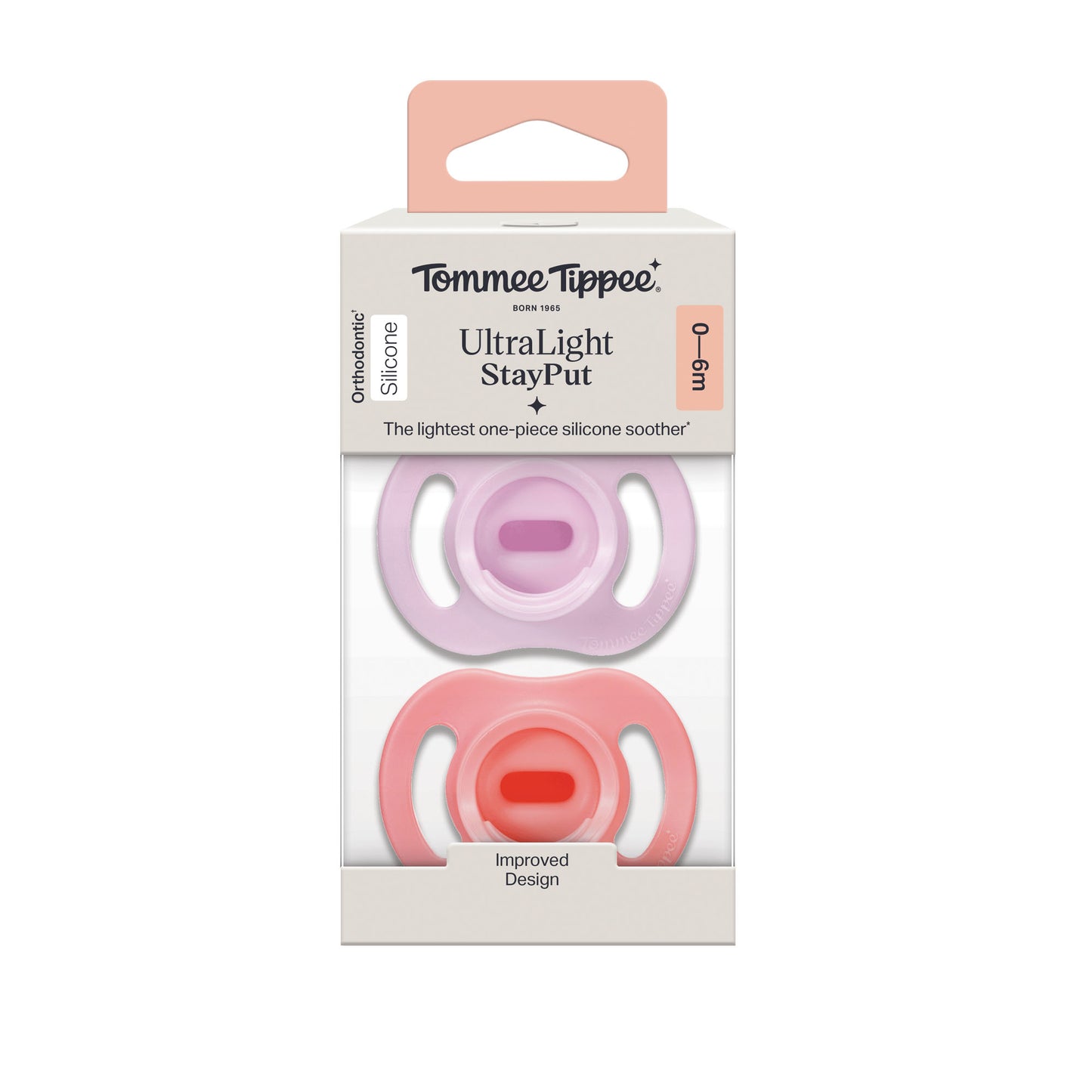 Tommee Tippee Ultralight Soother 2pk - Assorted