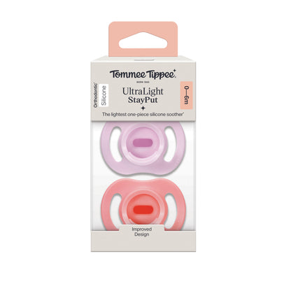 Tommee Tippee Ultralight Soother 2pk - Assorted