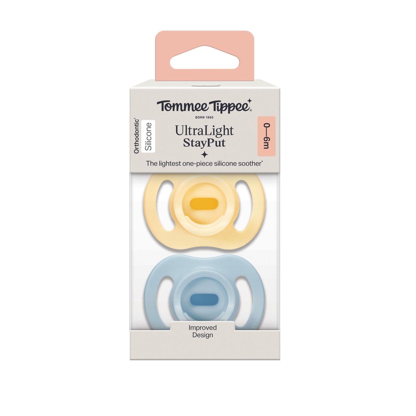 Tommee Tippee Ultralight Soother 2pk - Assorted