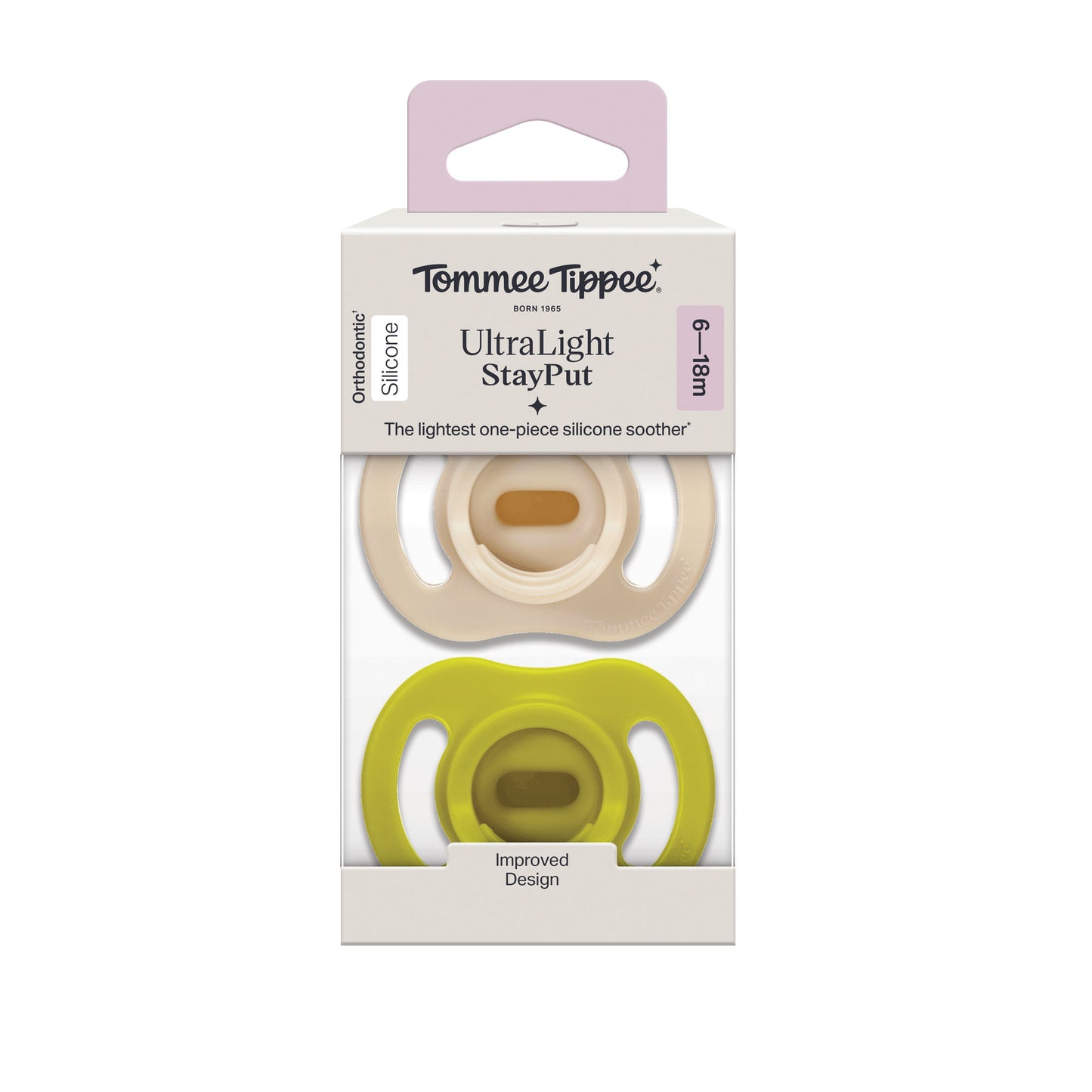 Tommee Tippee Ultralight Soother 2pk - Assorted
