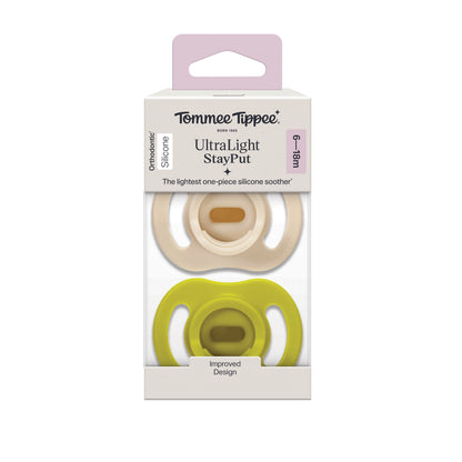 Tommee Tippee Ultralight Soother 2pk - Assorted