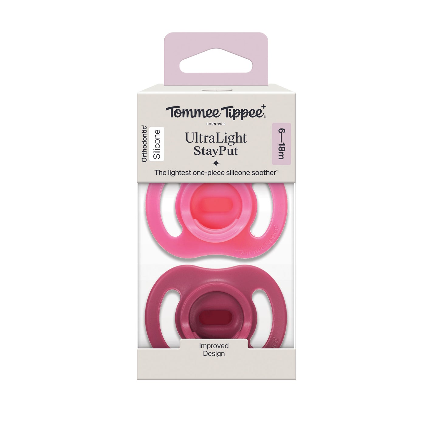 Tommee Tippee Ultralight Soother 2pk - Assorted