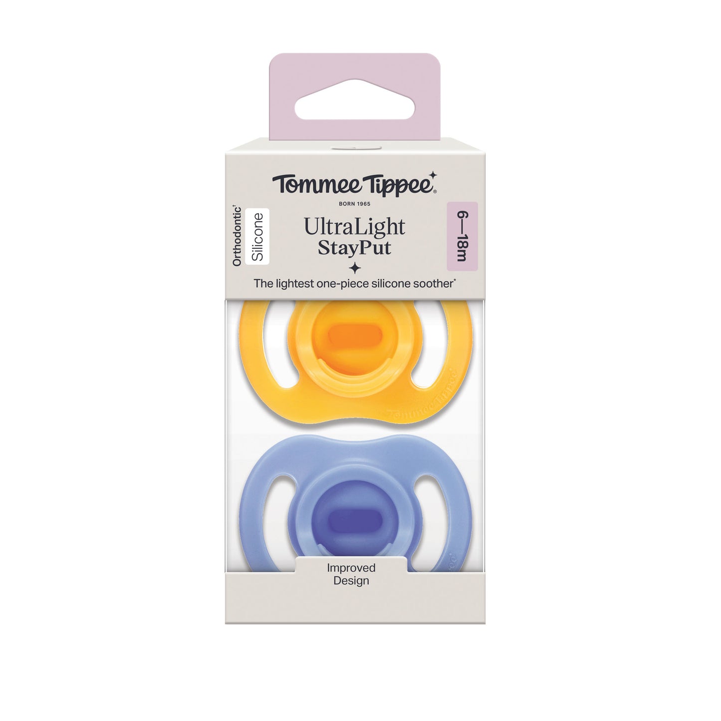 Tommee Tippee Ultralight Soother 2pk - Assorted