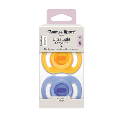 Tommee Tippee Ultralight Soother 2pk - Assorted