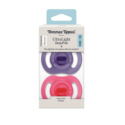 Tommee Tippee Ultralight Soother 2pk - Assorted