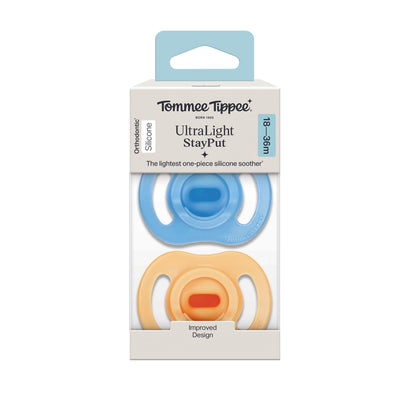 Tommee Tippee Ultralight Soother 2pk - Assorted