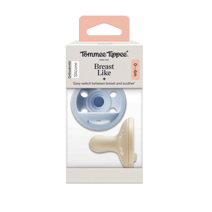 Tommee Tippee Breast Like Soother 2pk - Assorted