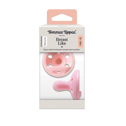 Tommee Tippee Breast Like Soother 2pk - Assorted
