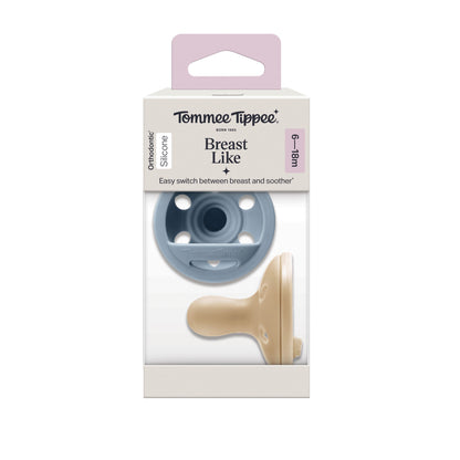 Tommee Tippee Breast Like Soother 2pk - Assorted