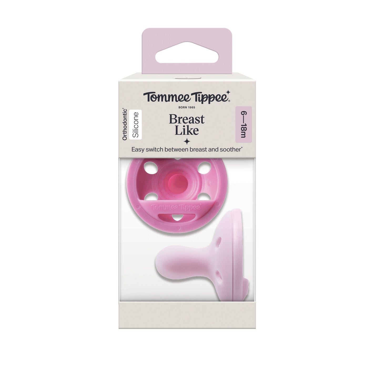 Tommee Tippee Breast Like Soother 2pk - Assorted