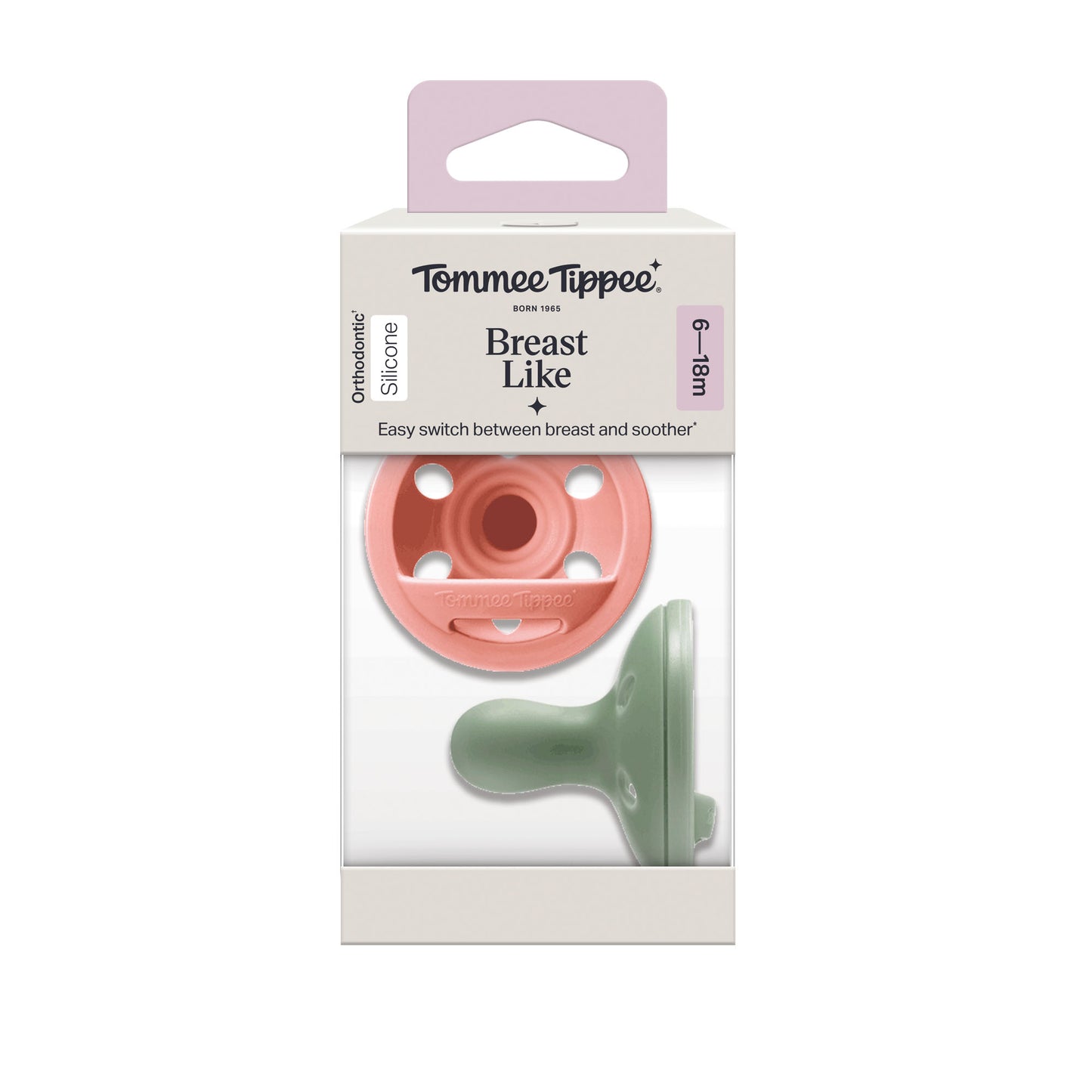 Tommee Tippee Breast Like Soother 2pk - Assorted