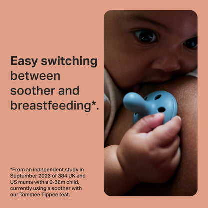 Tommee Tippee Breast Like Soother 2pk - Assorted