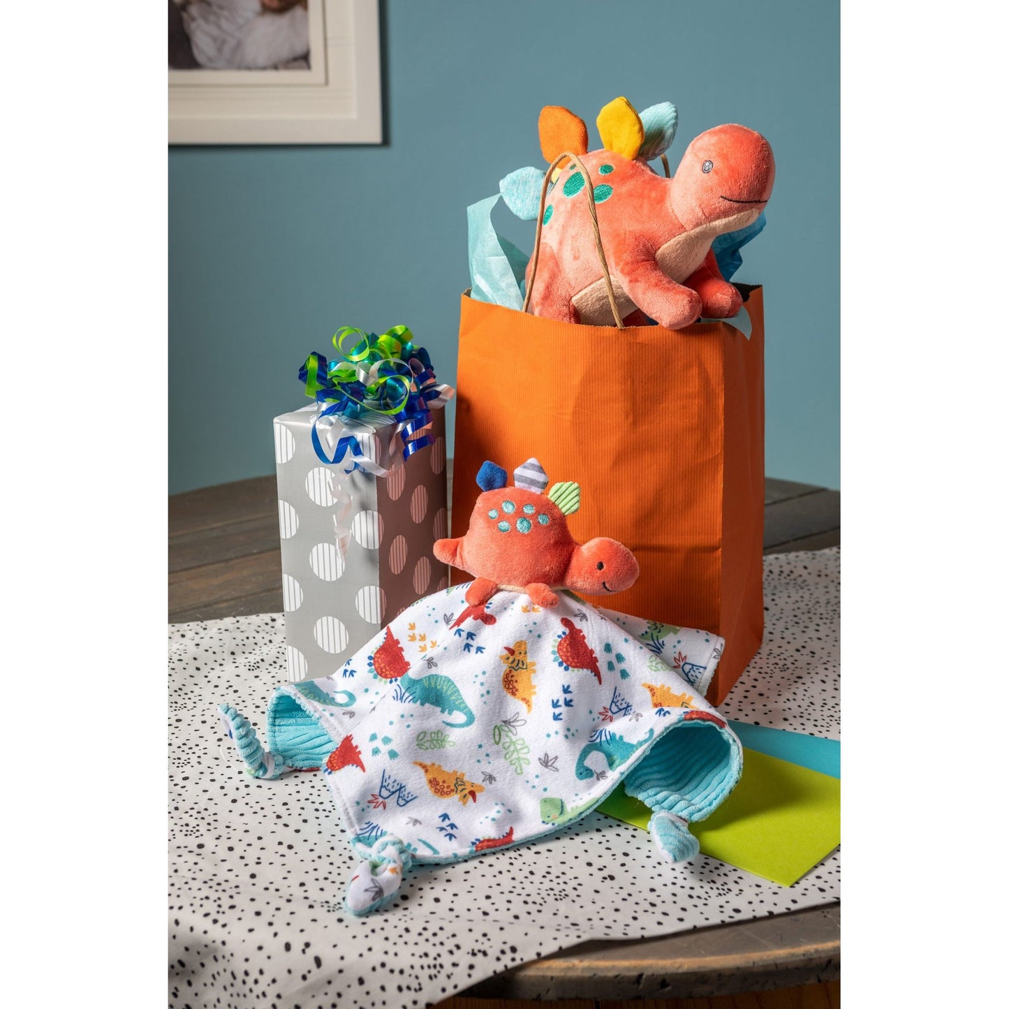 Mary Meyer Pebblesaurus Dino Character Blanket