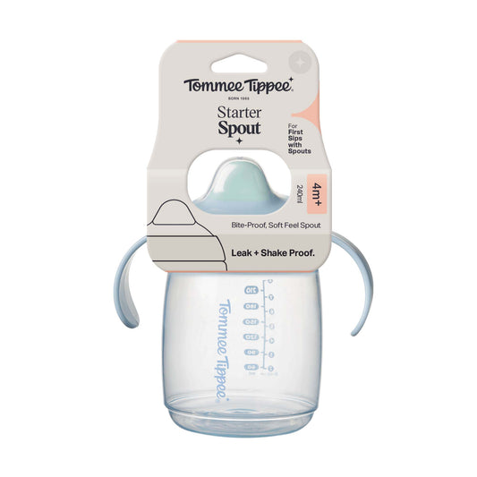 Tommee Tippe Weaning Spout Cup 4m+ 240ml 1pk - Assorted