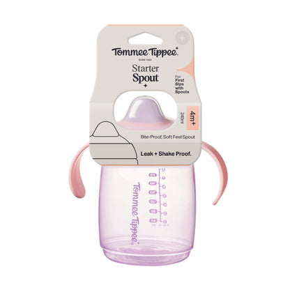 Tommee Tippe Weaning Spout Cup 4m+ 240ml 1pk - Assorted
