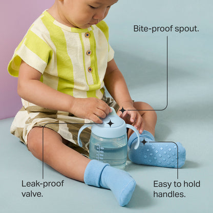 Tommee Tippe Weaning Spout Cup 4m+ 240ml 1pk - Assorted