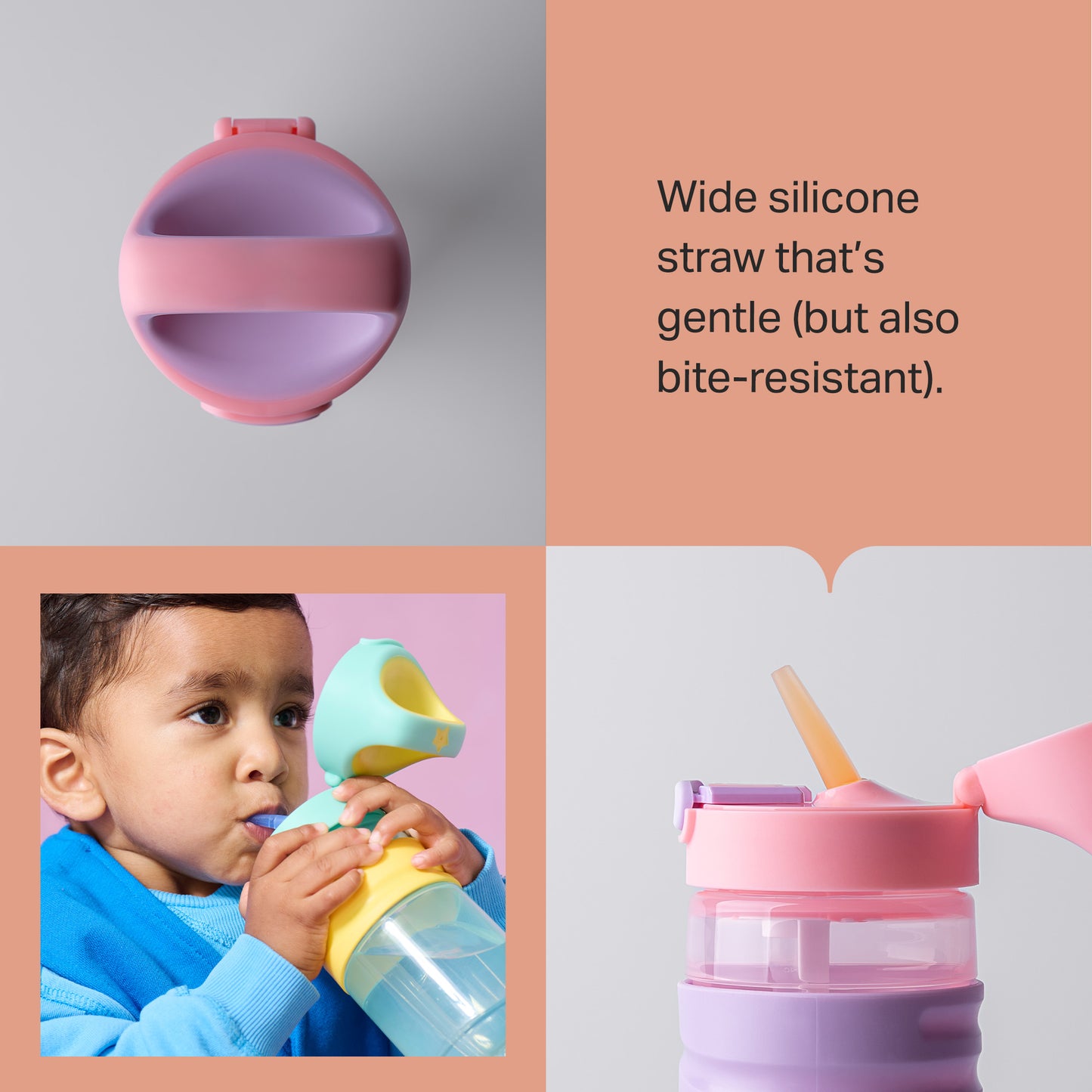 Tommee Tippee Active Straw Cup 18m+ 500ml 1pk - Assorted