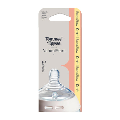 Tommee Tippee Natural Start Extra Slow Flow Teat 2pk