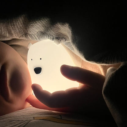 Rabbit & Friends Big Bear Silicone Night Light with Remote Control