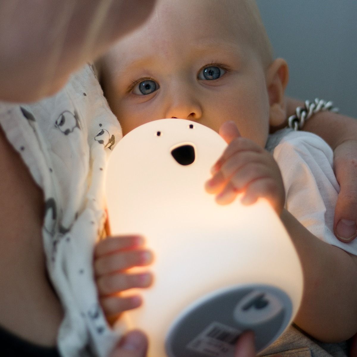 Rabbit & Friends Big Bear Silicone Night Light with Remote Control