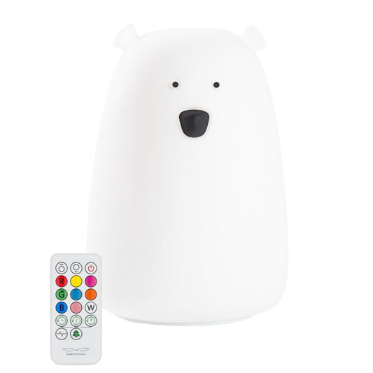 Rabbit & Friends Big Bear Silicone Night Light with Remote Control