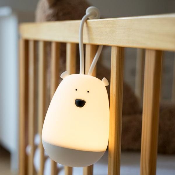 Rabbit & Friends Bear Silicone Hanging Night Light with Remote Control