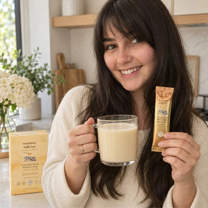 Mammas Milk Bar Lactation Caramelised White Hot Chocolate