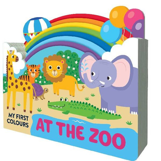 At The Zoo Chunky Scene Board Book