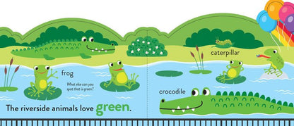 At The Zoo Chunky Scene Board Book