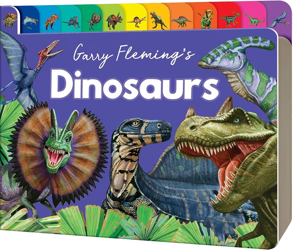 Dinosaurs of the World Chunky Tabbed board